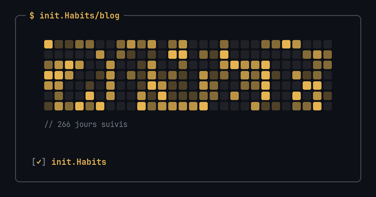 Alternative à HabitKit : init.Habits ou HabitKit ? — init.Habits blog