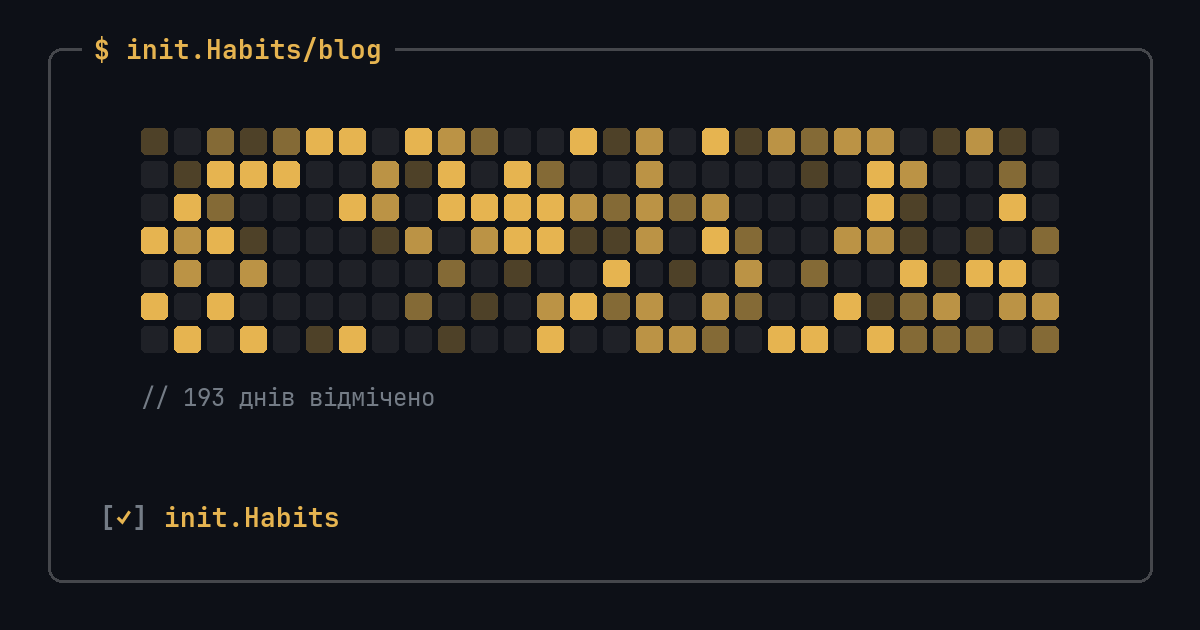 Альтернатива HabitKit: коли варто вибрати init.Habits — init.Habits blog