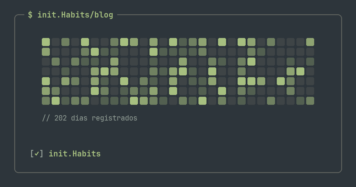 Bons hábitos para começar: uma lista curta que dá para manter — init.Habits blog
