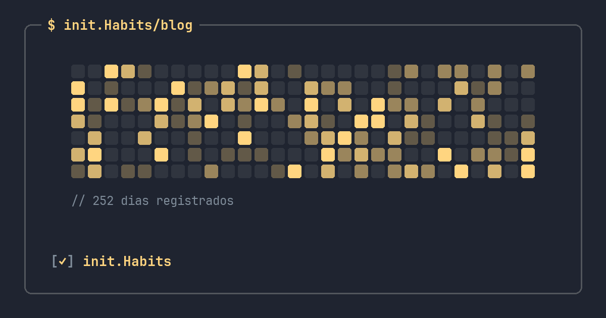 Como ser constante nos hábitos (sem depender de pique) — init.Habits blog
