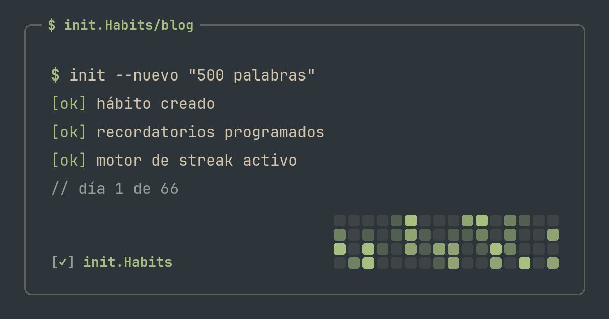 Gamificación de hábitos: convertir la constancia en un juego que sí se mantiene — init.Habits blog