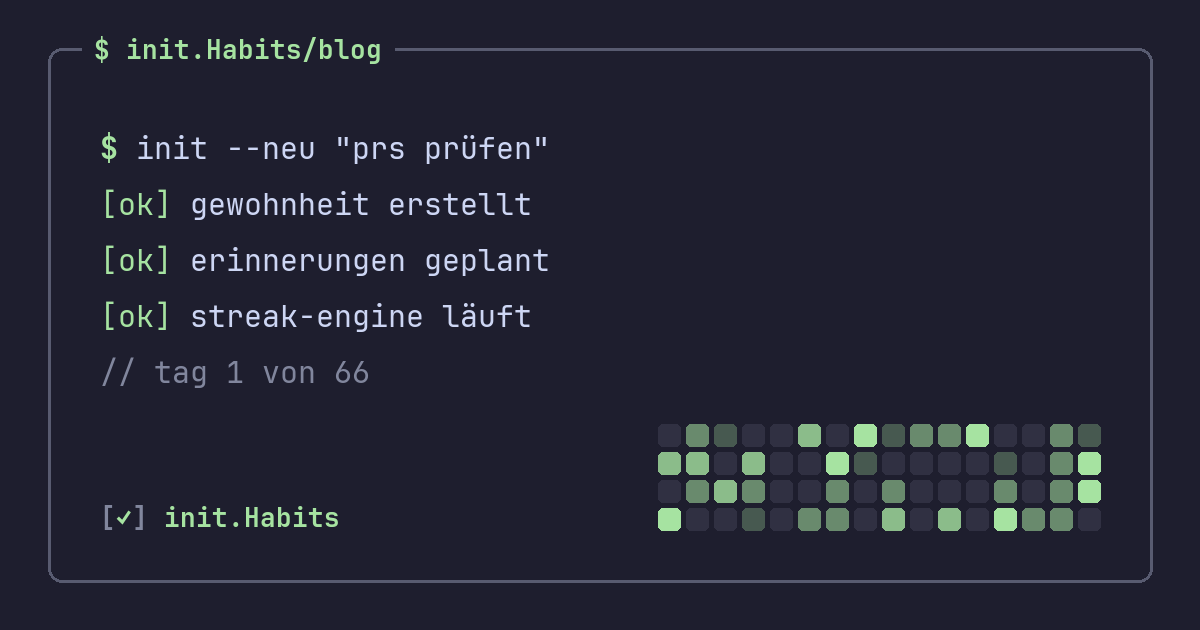 Gewohnheiten ändern: wie es wirklich funktioniert (und wie lange es dauert) — init.Habits blog