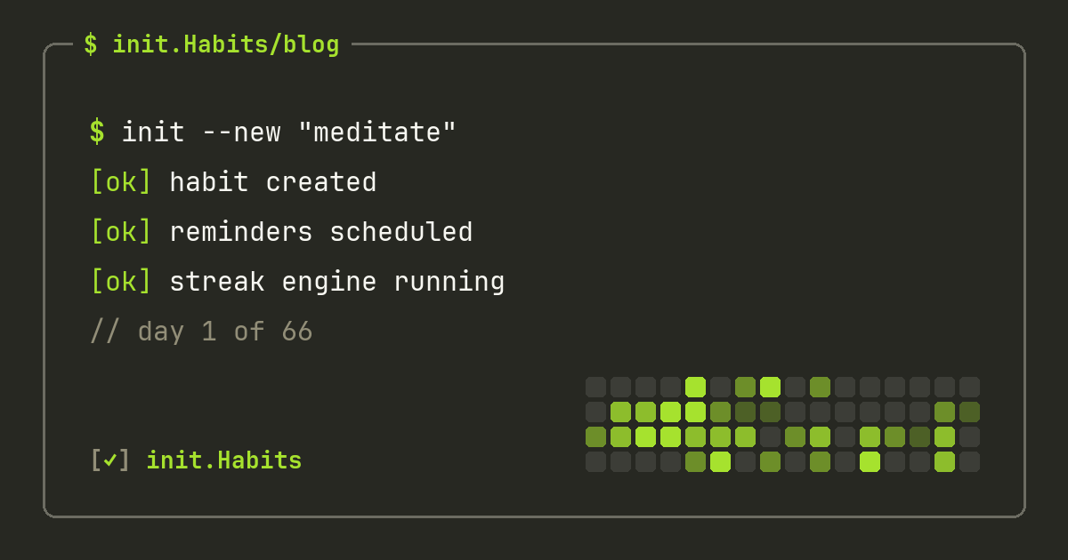 How to use a habit tracker with reminders (without getting nagged) — init.Habits blog