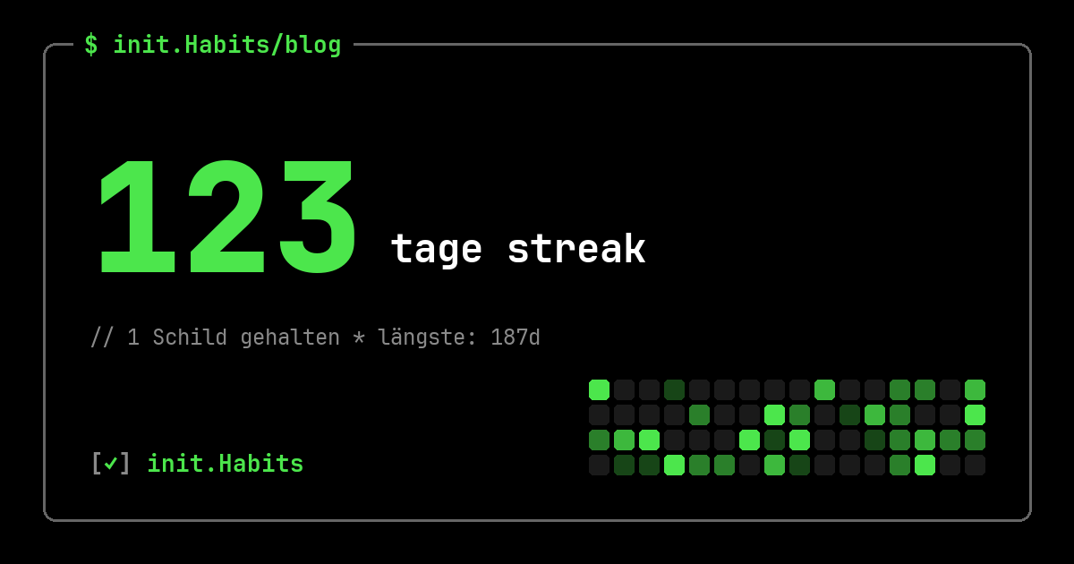 Selbstdisziplin aufbauen: bessere Systeme statt mehr Willenskraft — init.Habits blog