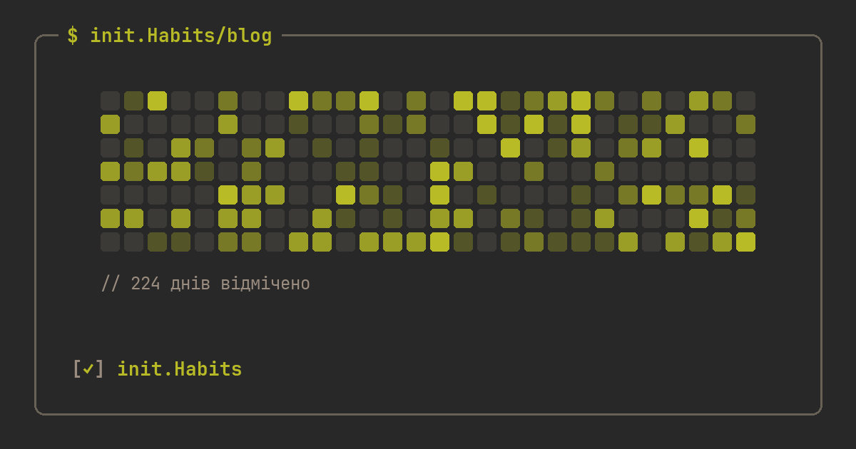 Як бути постійним у звичках, коли мотивація вже зникла — init.Habits blog